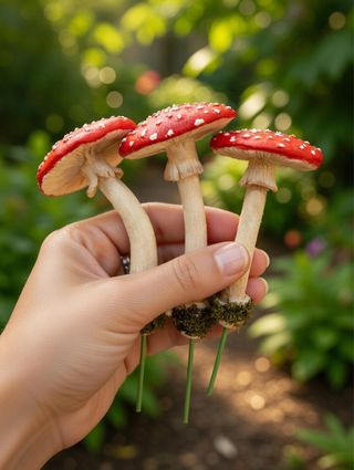 Figuras 3 Setas Decorativas Amanita muscaria