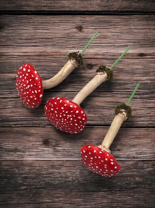 Figuras 3 Setas Decorativas Amanita muscaria