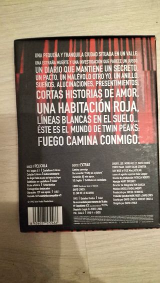 DVD Twin Peaks: Fuego Camina Conmigo ed Cameo