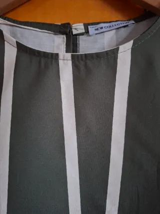 Blusa sin mangas estampado geométrico