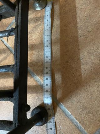 Botellero Vino Hierro Forjado Negro/Gris