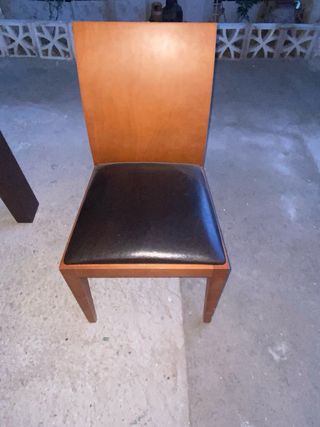 Mesa de comedor de madera maciza estensible