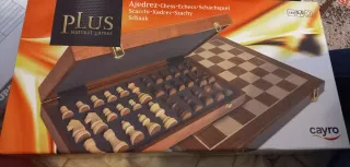 Ajedrez Estuche Madera Nuevo