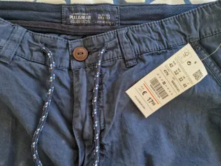 Pull&Bear Pantalones Cortos Azul Marino