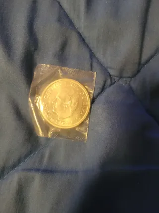 Moneda de Plata Carlos I Rey de España 1994