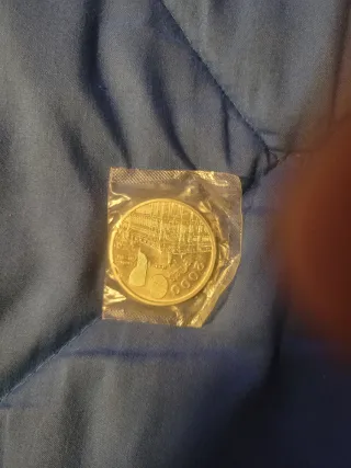 Moneda de Plata Carlos I Rey de España 1994