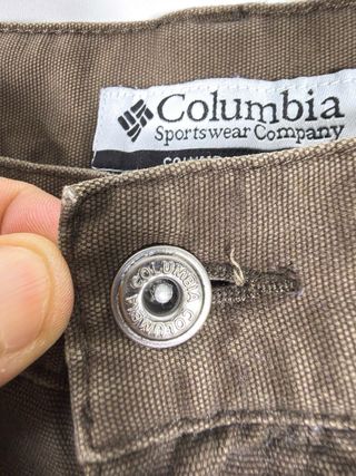 Jeans Columbia Uomo Marrone Straight Fit W30