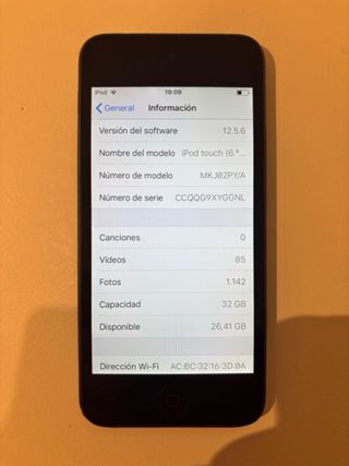 iPod Touch 6ta Gen 32GB Gris