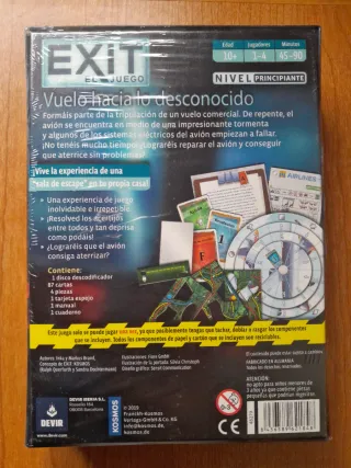 Juego Exit: Vuelo hacia lo desconocido