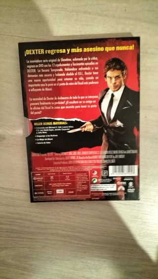 DVD Dexter - La Tercera Temporada
