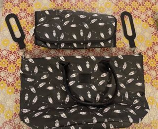 Borsa Kinderkraft con fasciatoio piuma