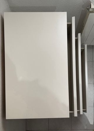 Cómoda IKEA 3 cajones blanca 80x78 cm