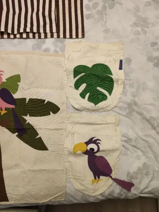 Tende in tessuto per letto