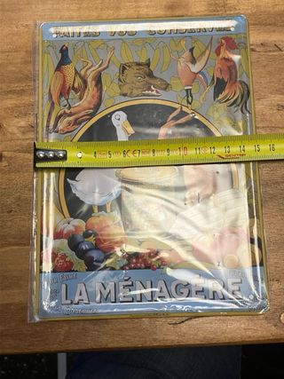 Insegna in metallo La Menagere