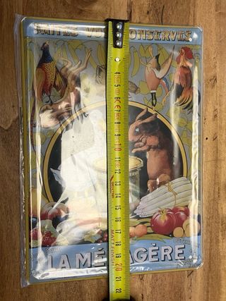 Insegna in metallo La Menagere