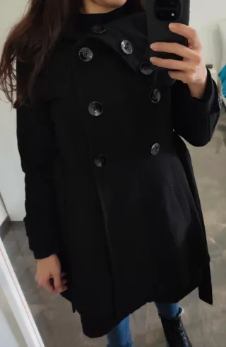 Cappotto donna nero