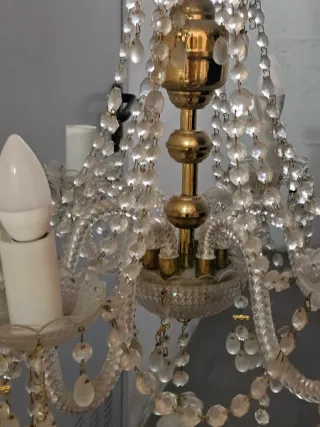 Lámparas de cristal estilo bohemio