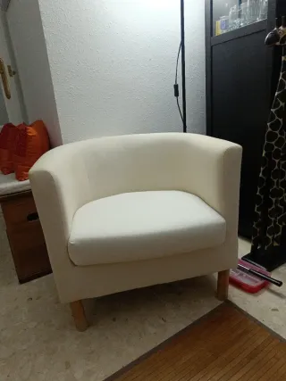 Butaca Ikea beige