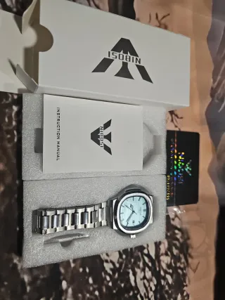 Reloj NIBOSI Acero Azul Hombre