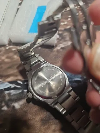 Reloj NIBOSI Acero Azul Hombre