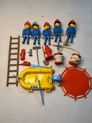 Playmobil 3491 Bomberos Vintage Barca Amarilla