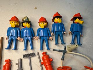 Playmobil 3491 Bomberos Vintage Barca Amarilla