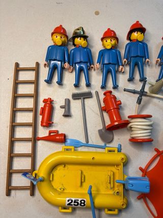 Playmobil 3491 Bomberos Vintage Barca Amarilla