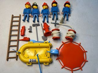 Playmobil 3491 Bomberos Vintage Barca Amarilla