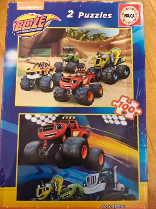 Puzzle 100 piezas Blaze y los Monster Machines