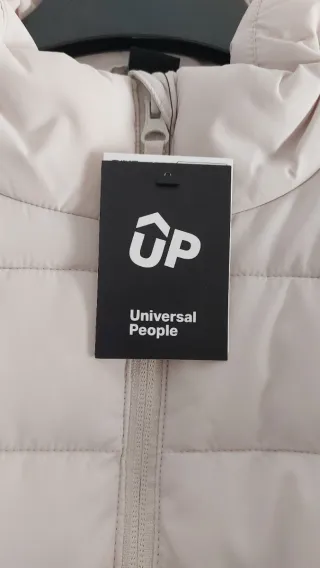 Chaqueta acolchada Sprinter beige con etiquetas