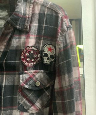 Camisa Franela Rock Rebel Talla M