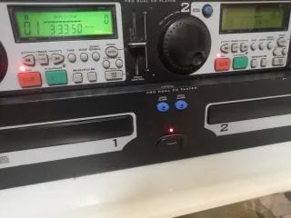 Reproductor DJ Dual CD Stage Line CD-260