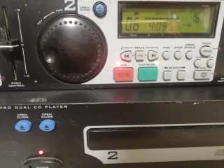 Reproductor DJ Dual CD Stage Line CD-260