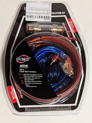 Kit cavi per amplificatore di fase auto