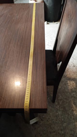 Mesa de comedor de madera Antigua