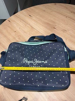 Bolso Pepe Jeans lunares azul y verde