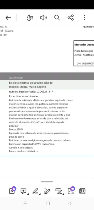 Bicicleta Eléctrica MONZA LEGEND EBIKES.