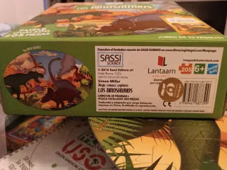 Puzzle Ovalado Dinosaurios Sassi Science 205 Pieza