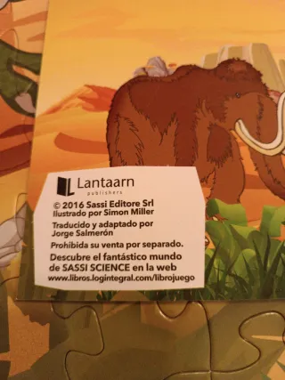 Puzzle Ovalado Dinosaurios Sassi Science 205 Pieza