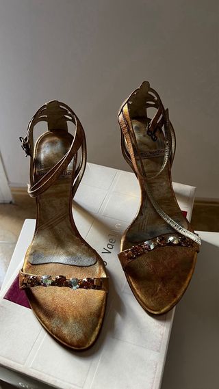 Sandalias Gino Vaello Cobre Talla 39