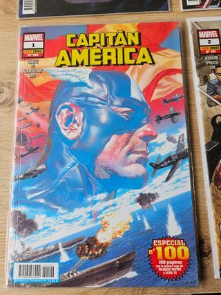 Lote cómics Capitán América Ta-Nehisi Coates grapa