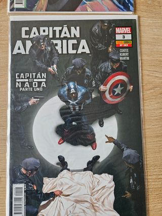 Lote cómics Capitán América Ta-Nehisi Coates grapa