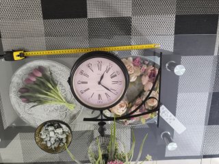 Reloj de Pared Doble Cara Negro