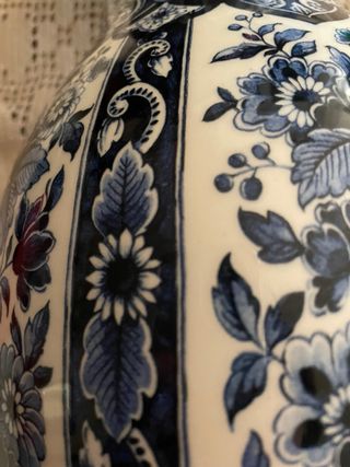 Vaso Delfia Blu Bianco Stile Delft 38 cm