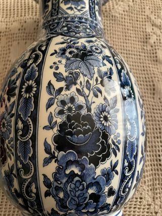 Vaso Delfia Blu Bianco Stile Delft 38 cm