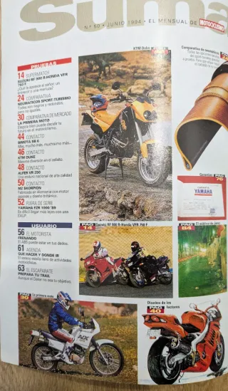 Revista LA MOTO N° 50. Año 1994.