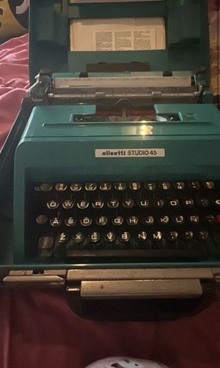 Olivetti Studio 45 Máquina de Escribir Teal