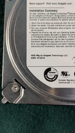 Disco Duro Seagate 500 GB Video 3.5 HDD