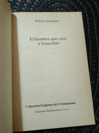 EL HOMBRE QUE CREO A JESUCRISTO