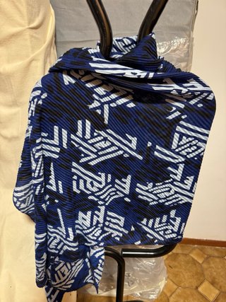 Cardigan donna fantasia blu